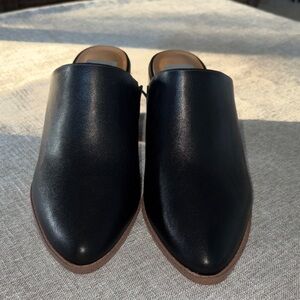 Dolce Vita Black Leather Mules